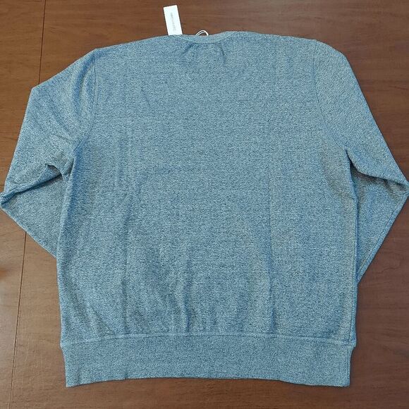 Outerknown Crewneck Pocket Sweatshirt Organic Cotton Blue Men's Size XL - Picture 3 of 5